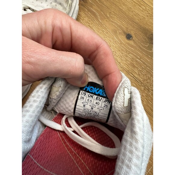 NOT FOR SALE Hoka One One Clifton 9 Women’s Running Shoes White Size 8 - Picture 7 of 8